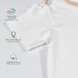 Quần áo trẻ em Bobicraft - Bộ đồ liền thân bodysuit Romper tay ngắn quần đùi hổ bé trai bé gái - Cotton hữu cơ organic an toàn