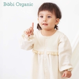 Quần áo trẻ em Bobicraft - Đầm đô bèo tay dài  - Cotton hữu cơ organic an toàn