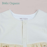 Quần áo trẻ em Bobicraft - Đầm đô bèo tay dài  - Cotton hữu cơ organic an toàn