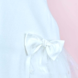 Quần áo trẻ em Bobicraft - Áo đầm voan nơ xinh xắn - Cotton hữu cơ organic an toàn