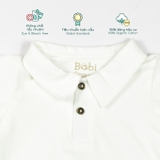Quần áo trẻ em Bobicraft - Áo thun bé trai cổ bẻ - Cotton hữu cơ organic an toàn