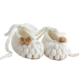 Quần áo trẻ em Bobicraft - Giày len cừu Barbra - Cotton hữu cơ organic an toàn