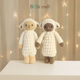 Thú bông len Bobicraft - Cừu Poppy đứng M - Bộ màu - Đồ chơi an toàn Quà tặng bé