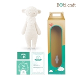 Thú bông len Bobicraft - Cừu cái đứng - bộ Platinum - Đồ chơi an toàn Quà tặng bé