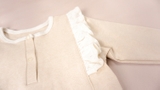 Quần áo trẻ em Bobicraft - Romper bé gái tay dài nút cổ - Cotton hữu cơ organic an toàn