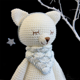 Thú bông len Bobicraft - Nàng cáo Foxxie - Platinum - Đồ chơi an toàn Quà tặng bé