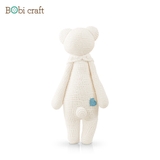 Thú bông len Bobicraft - Gấu đực đứng - bộ Platinum - Đồ chơi an toàn Quà tặng bé