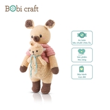 Thú bông len Bobicraft - Kangaroo Karo đứng (M) - Bộ màu - Đồ chơi an toàn Quà tặng bé
