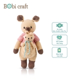 Thú bông len Bobicraft - Kangaroo Karo đứng (M) - Bộ màu - Đồ chơi an toàn Quà tặng bé