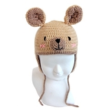 Quần áo trẻ em Bobicraft - Nón len Kangaroo Karo (L) - Cotton hữu cơ organic an toàn