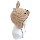 Quần áo trẻ em Bobicraft - Nón len Kangaroo Karo (L) - Cotton hữu cơ organic an toàn