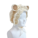 Quần áo trẻ em Bobicraft - Nón len sư tử Leo (L) - Cotton hữu cơ organic an toàn