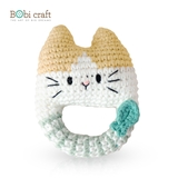 Thú bông len Bobicraft - Lục Lạc Mèo - Đồ chơi an toàn Quà tặng bé