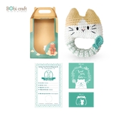 Thú bông len Bobicraft - Lục Lạc Mèo - Đồ chơi an toàn Quà tặng bé