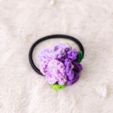 Thú bông len Bobicraft - Hoa tím buộc tóc - Đồ chơi an toàn Quà tặng bé