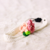 Thú bông len Bobicraft - Băng đô hoa hồng - Đồ chơi an toàn Quà tặng bé