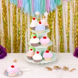 Thú bông len Bobicraft - Bánh Cupcake Việt Quất - Đồ chơi an toàn Quà tặng bé