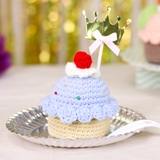 Thú bông len Bobicraft - Bánh Cupcake Việt Quất - Đồ chơi an toàn Quà tặng bé