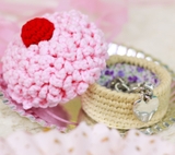 Thú bông len Bobicraft - Bánh CupCake Dâu rừng - Đồ chơi an toàn Quà tặng bé