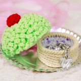 Thú bông len Bobicraft - Bánh Cupcake Bạc Hà - Đồ chơi an toàn Quà tặng bé