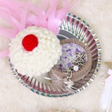 Thú bông len Bobicraft - Bánh Cupcake Chocolate Sữa - Đồ chơi an toàn Quà tặng bé