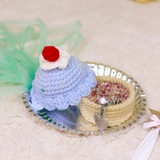 Thú bông len Bobicraft - Bánh Cupcake Việt Quất - Đồ chơi an toàn Quà tặng bé