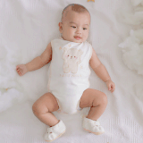 Quần áo trẻ em Bobicraft - Bộ đồ liền thân bodysuit Romper bỉm gấu bé trai bé gái  - Cotton hữu cơ organic an toàn