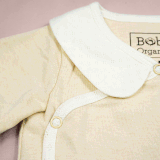 Quần áo trẻ em Bobicraft - Romper cổ lá sen - Cotton hữu cơ organic an toàn