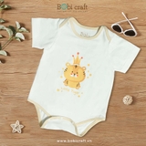Quần áo trẻ em Bobicraft - Bộ đồ liền thân bodysuit Romper bỉm hổ bé trai bé gái - Cotton hữu cơ organic an toàn