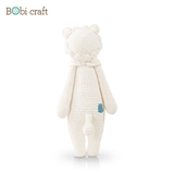 Thú bông len Bobicraft - Sư tử đứng - platinum - Đồ chơi an toàn Quà tặng bé