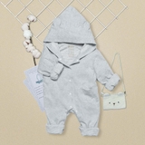 Quần áo trẻ em Bobicraft - Bộ đồ liền thân bodysuit Romper áo khoác gấu bé trai bé gái  - Cotton hữu cơ organic an toàn