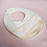 Quần áo trẻ em Bobicraft - Yếm phối ren - Cotton hữu cơ organic an toàn