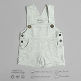 Quần áo trẻ em Bobicraft - Quần yếm bé trai sọc - Cotton hữu cơ organic an toàn
