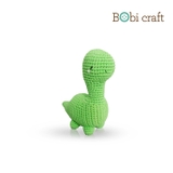 Thú bông len Bobicraft - Khủng long cổ dài Brachio lục lạc - Đồ chơi an toàn Quà tặng bé