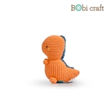 Thú bông len Bobicraft - Khủng long T-rex lục lạc - Đồ chơi an toàn Quà tặng bé