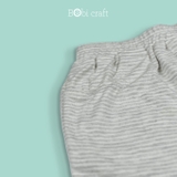 Quần áo trẻ em Bobicraft - Quần short bé trai sọc - Cotton hữu cơ organic an toàn