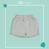 Quần áo trẻ em Bobicraft - Quần short bé trai sọc - Cotton hữu cơ organic an toàn