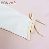Quần áo trẻ em Bobicraft - Áo đầm bé gái cổ lá sen tay dài - Cotton hữu cơ organic an toàn