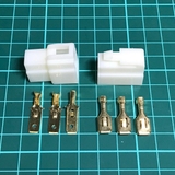 Bộ đầu giắc cắm 6.3mm cho xe ô tô loại 3P