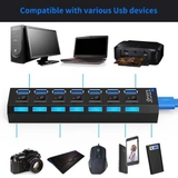 Cổng chia  HUB 7 Cổng USB 3.0 H43 H73