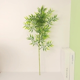 Cành tre cành trúc giả bằng nhựa dài 45cm lõi kim loại rộng 20cm