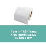 Decal Tem Dán Quần Áo 2 tem 35x22mm
