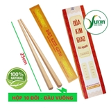 Đôi Đũa gỗ Kim Giao Cúc Phương (CHÍNH HÃNG-Dài 25cm)