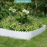 Hàng rào nhựa cứng trang trí sân vườn Cao 15cm, Dài 2m