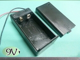 Đế pin 9V vuông có nắp và công tắc