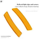 Miếng Dán Phản Quang Ô Tô 13cm * 2.5cm