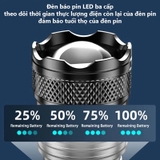 OOKAS Đèn pin Led siêu sáng USB