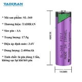 Pin Nuôi Nguồn TADIRAN TL-5903 SL-360  Size AA Lithium 3.6V 2.400mAh