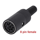 Đầu nối ổ cắm DIN 8 pin - female