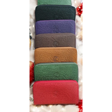 Ví Nữ Da Voi Thái Lan 1 Khóa Kéo